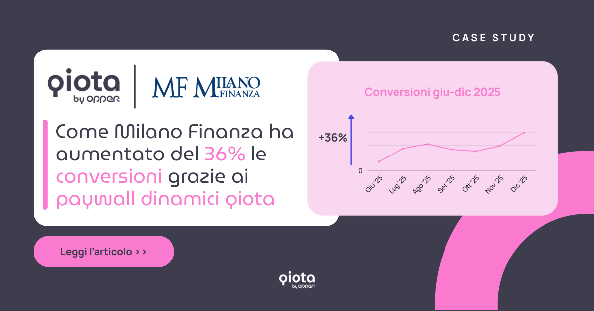 Come Milano Finanza ha aumentato del +36% le conversioni grazie ai paywall dinamici qiota